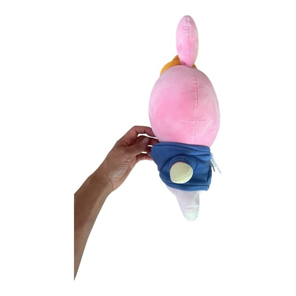 BT21 COOKY Street Mood Standing Doll K-POP Blue Hoodie and Yellow Hat beanie - Picture 9 of 13